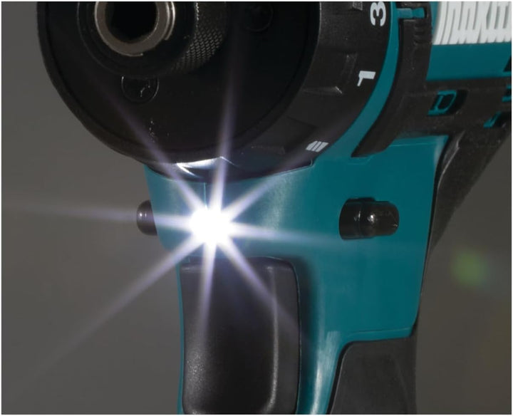 Makita Akku-Bohrschrauber Acum Li-Ion 10.8V CXT 4.0Ah/ ohne Batterie/ DF033DZ, Blau