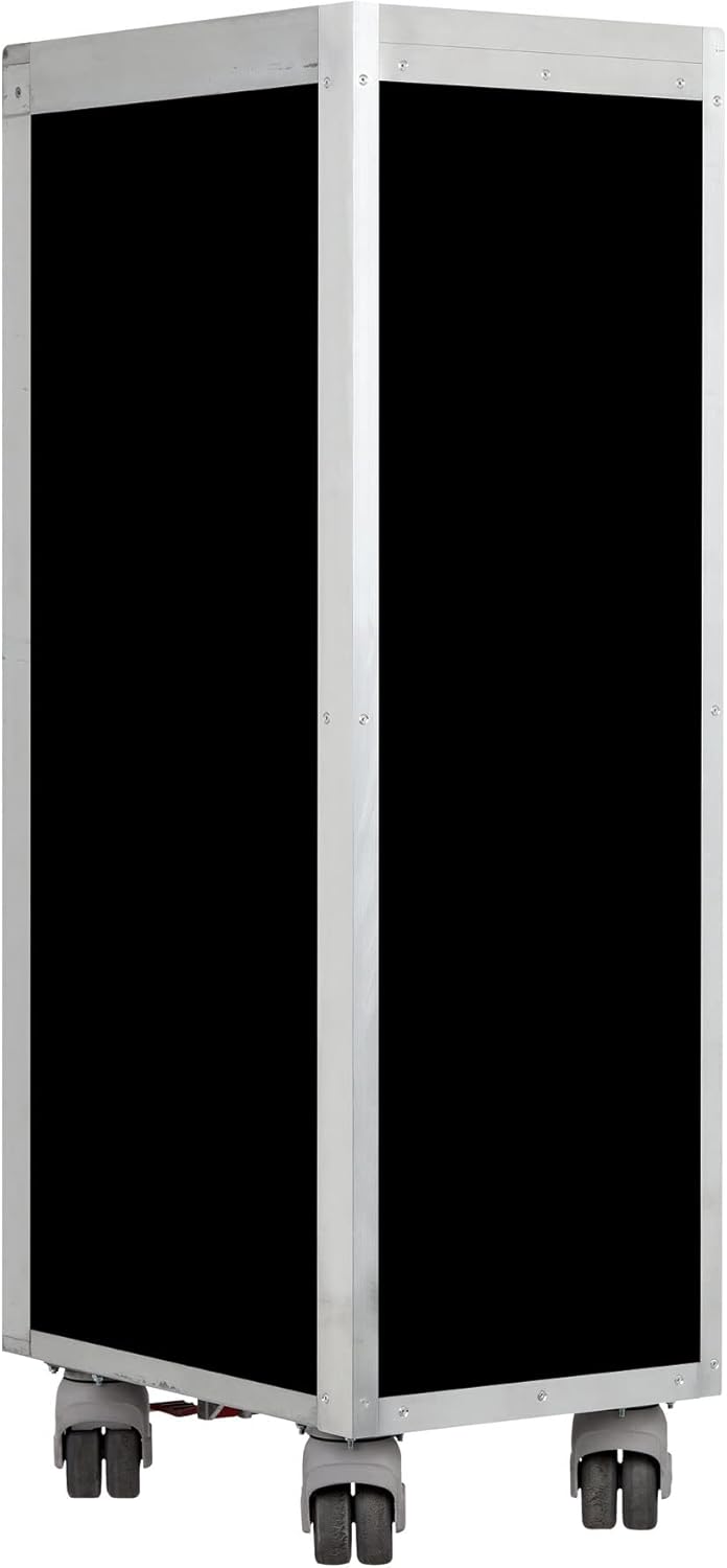 VanDeBord Bartrolley Uni Schwarz inkl. LED Fachboden, Barbrett & Fachboden aus Glas, Gebrauchter Tro