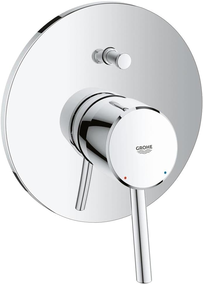 GROHE Concetto Einhand-Wannenbatterie 19346001, Chrom; für Wandeinbau