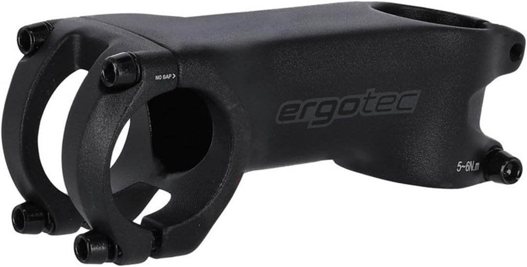 ErgoTec Unisex – Erwachsene Hake Vorbau, schwarz, 80 mm
