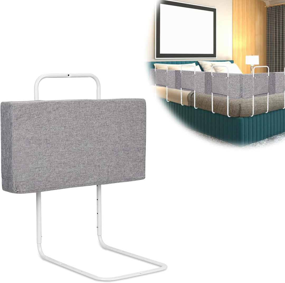 Tubiaz Bettgitter rausfallschutz Bett 50cm 5-Loch Höhenverstellbar Bettschutzgitter für Kinder Bett