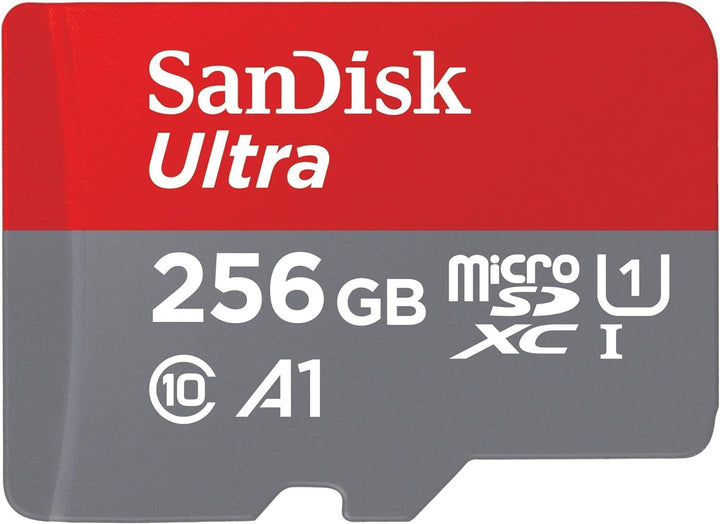 SanDisk Ultra Android microSDXC UHS-I Speicherkarte 256 GB + Adapter (Für Smartphones und Tablets, A