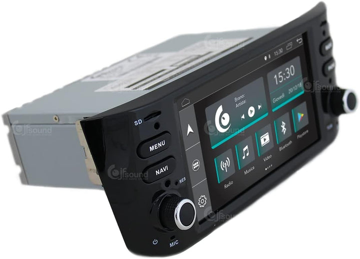 Costum fit Autoradio für Punto Evo Android GPS Bluetooth WiFi Dab USB Full HD Touchscreen Display 6.