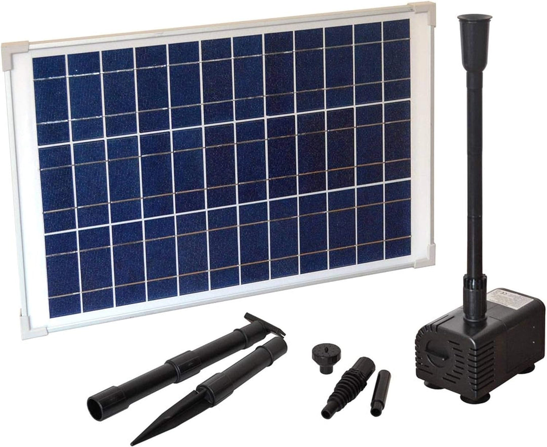 Heissner Solar-Teichpumpen-Set 1000l/h