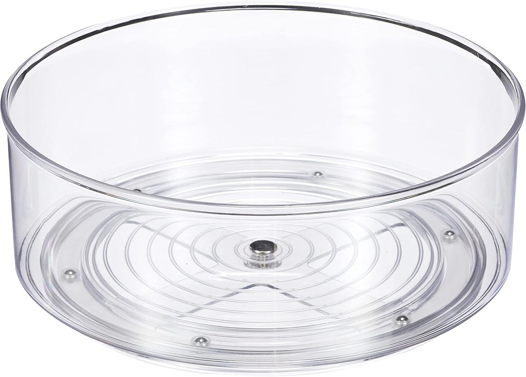 iDesign Cabinet/Kitchen Binz Drehteller, kleiner Schrank Organizer aus Kunststoff, durchsichtig, Son