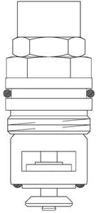 Oventrop Ventileinsatz für Rücklauftemperaturbegrenzer