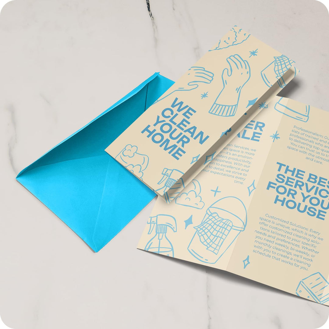 Netuno 100 Briefumschläge Creme DIN lang 110x220 mm 80g Rainbow lange Briefumschläge DL Spitzklappe