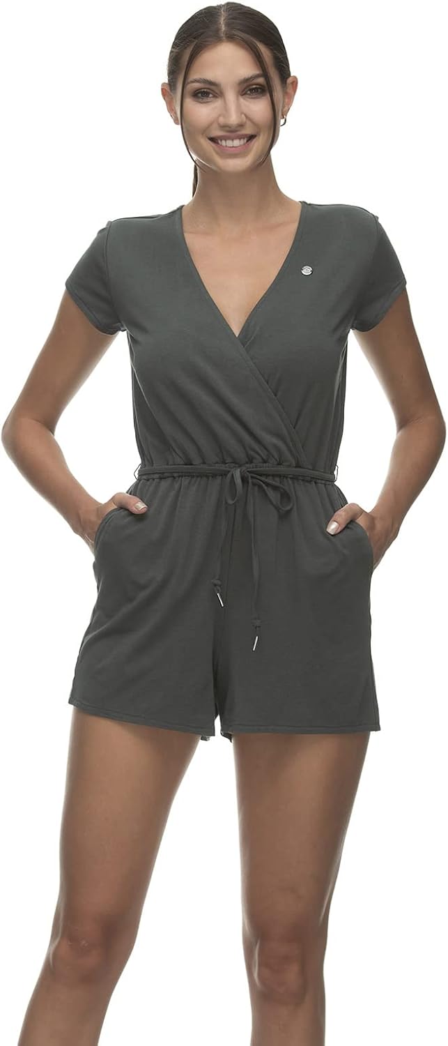 Ragwear Damen Jumpsuit Sharna L Dark Green 2311_5021, L Dark Green 2311_5021