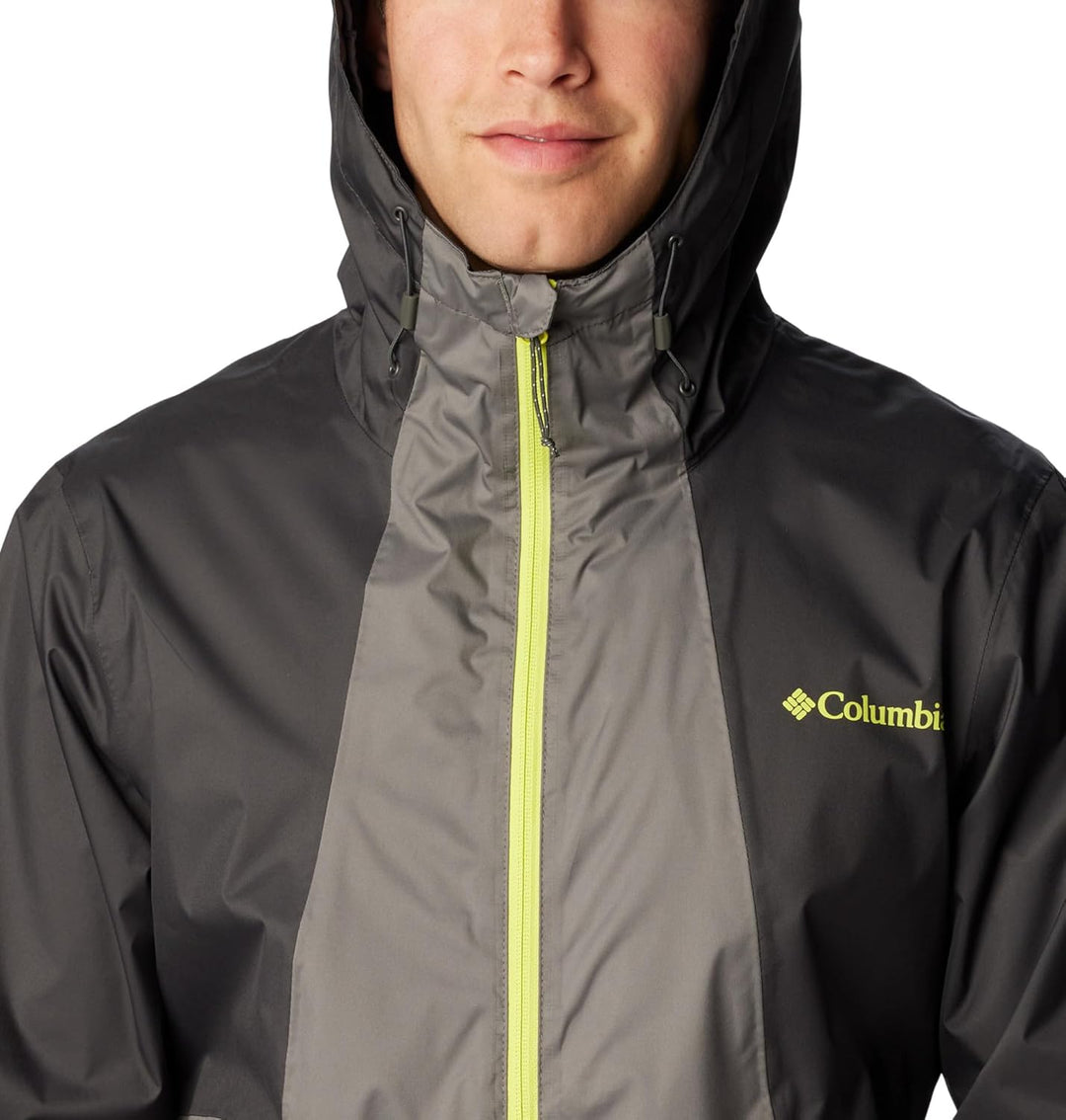 Columbia Herren Inner Limits 2 Jacket Wasserdicht Regenjacke (1er Pack), City Grey/Shark