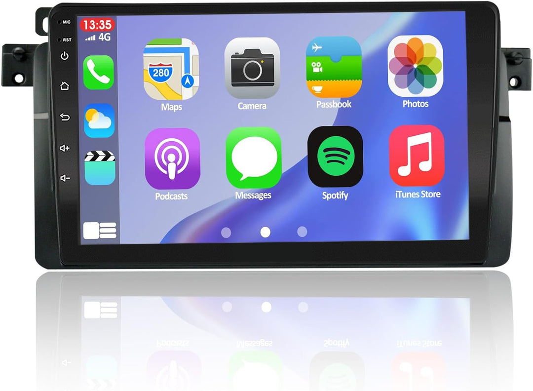 LEXXSON Android 10.1 Auto Radio Stereo 9 Zoll kapazitiver Touchscreen für BMW 3 Serie E46 323ci 325c