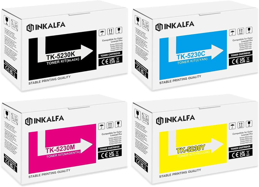 inkalfa TK5230 Toner Kompatibel für Kyocera Ecosys M5521cdw P5021cdn P5021cdw M5521cdn M5521 P5021 T