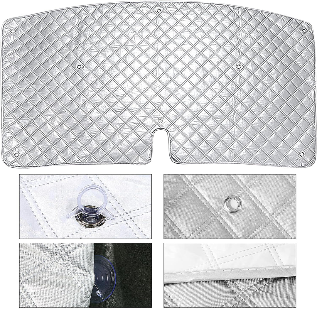 Sonnenschutz Auto Frontscheibe, Technology Thermomatte Kompatibel mit FIAT Ducato Citroën Jumper 200