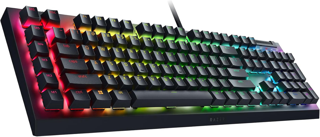 Razer BlackWidow V4 X (Green Switch) - Mechanische Gaming-Tastatur mit Razer Chroma RGB (Mechanische