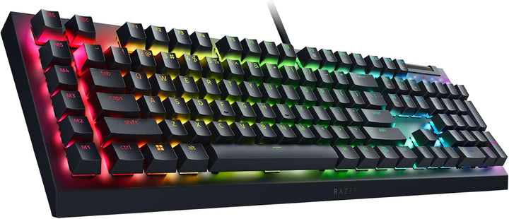 Razer BlackWidow V4 X (Green Switch) - Mechanische Gaming-Tastatur mit Razer Chroma RGB (Mechanische