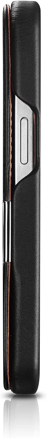 Mobiskin Hülle kompatibel mit Apple iPhone 13 Mini (5,4 Zoll), Handyhülle mit echtem Leder, Case, Sc