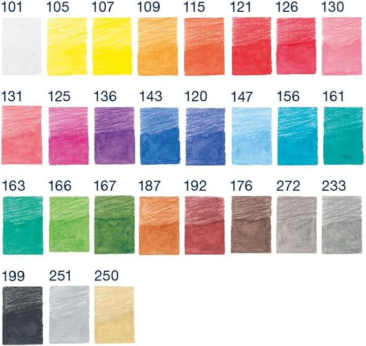 Faber-Castell Faber Castell 114652 - Goldfaber Aqua Stifterolle, inklusive 27 Aquarellstiften 1 stüc