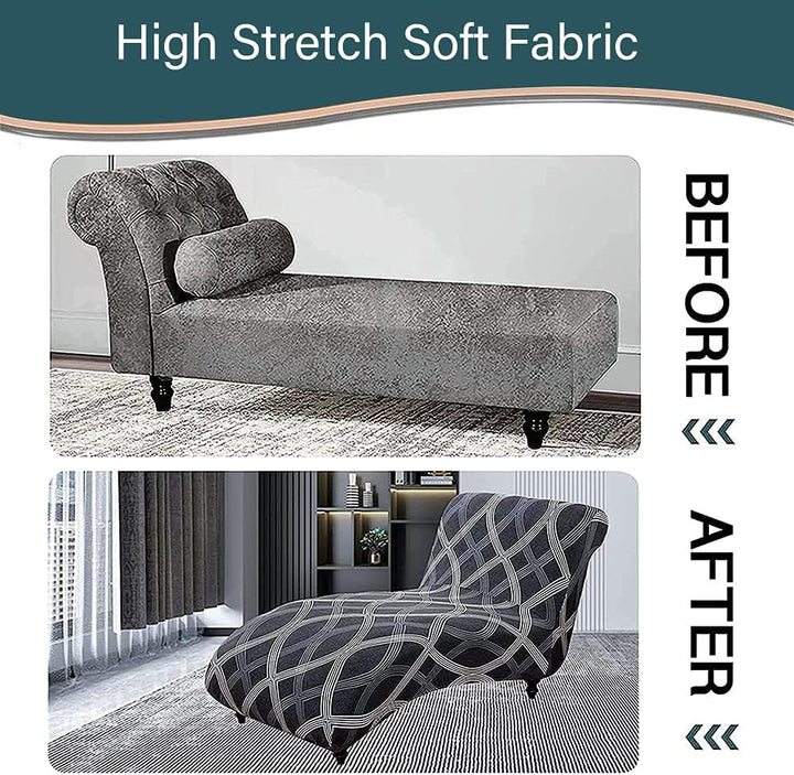 CHNSHOME Chaiselongues Schonbezüge für Wohnzimmer Chaiselongue Abdeckung Stretch Liegesessel Schonbe