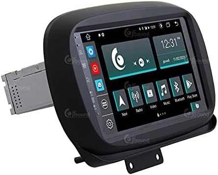 Costum fit Autoradio für FIAT 500X Android GPS Bluetooth WiFi Dab USB Full HD Touchscreen Display 9"