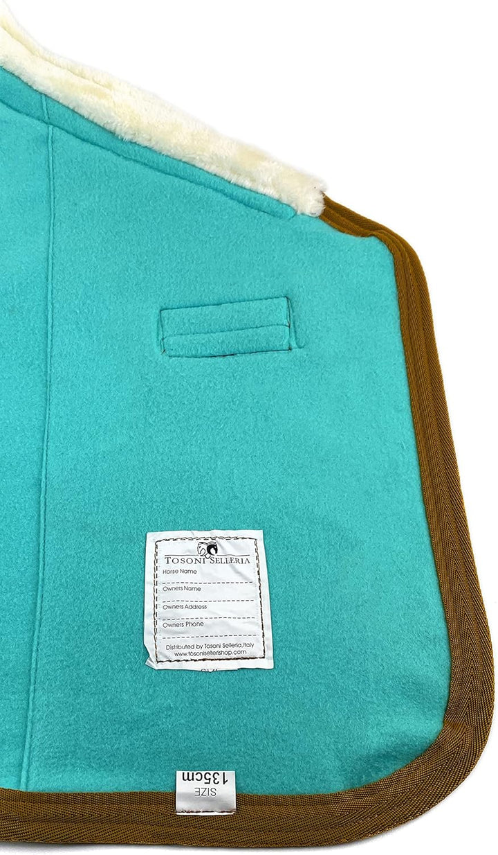 Horses, Flauschige Pile-Pferdedecke mit Pelleinsatz am Hals, für Spaziergänge ideal und bequem, mit