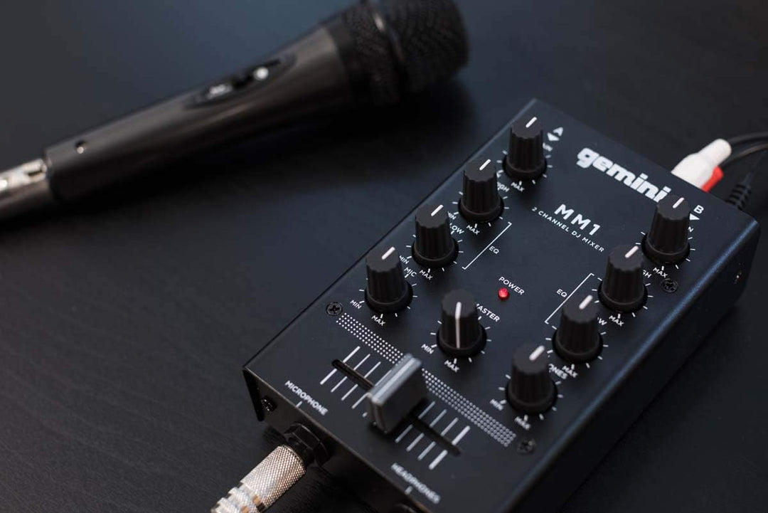 Gemini MM-1 - Mini 2 Kanal DJ Mixer