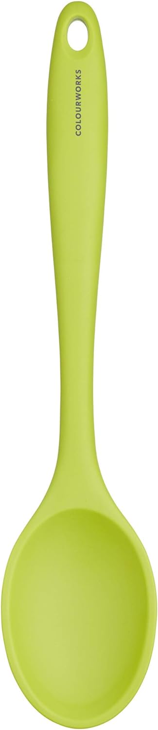 KitchenCraft Colourworks Küchen-Utensilien-Set mit Geschenkbox, 5-Teilig, bunt Silikon, Silikon