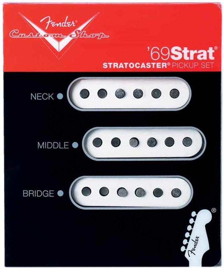 Fender 099-2114-000 Custom '69 Strat PU Pickup-Set Kundenspezifischer Shop 69 Traditionell, Kundensp