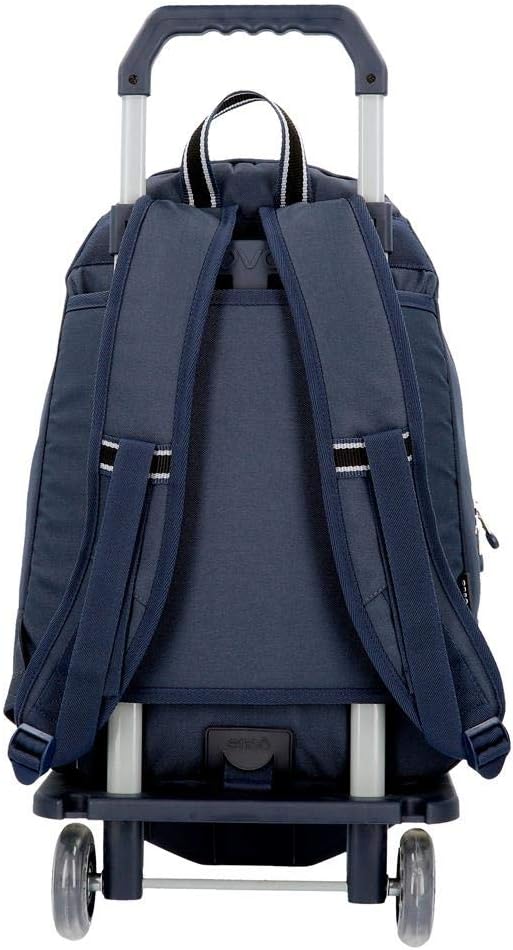 Enso Basic Rucksack mit Trolley Blau 32x46x15 cms Polyester für 15,6"-Laptop 22.1L Blau Rucksack + T