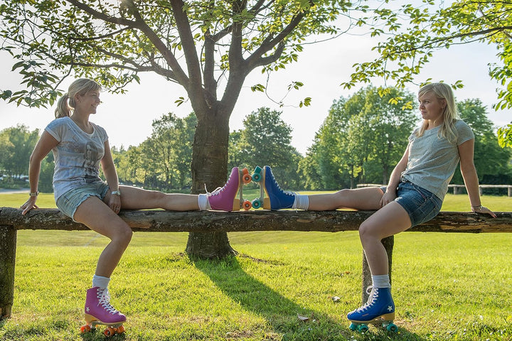 HUDORA Disco Rollerskates Rollschuh Orange/Lila 35 Rollschuh, Orange/Lila 35 Rollschuh