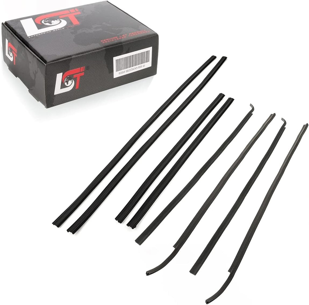 LST Fensterführung Fensterschachtdichtung Set 8 tlg beide Türen Transporter III