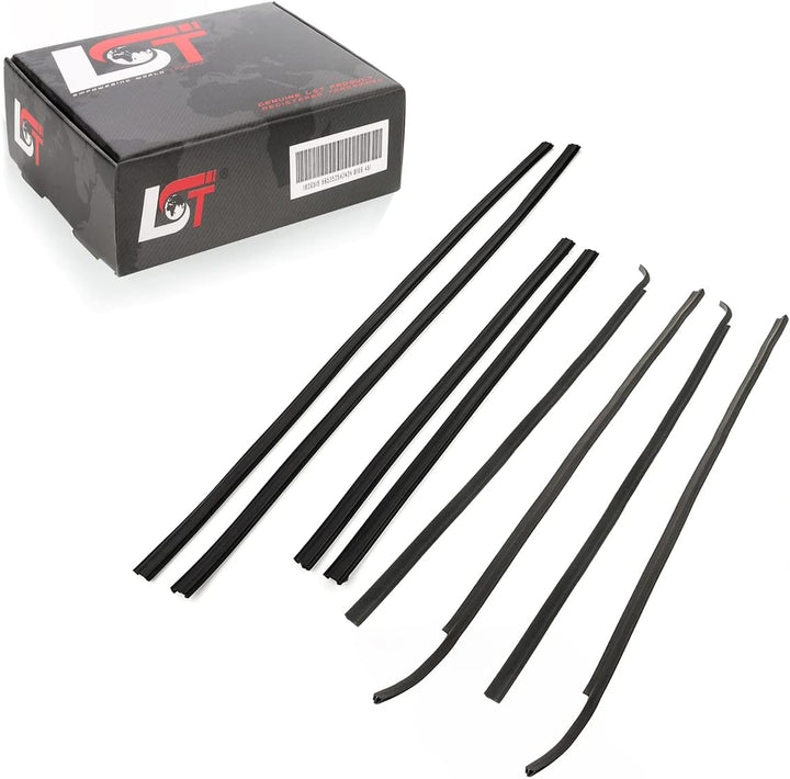 LST Fensterführung Fensterschachtdichtung Set 8 tlg beide Türen Transporter III