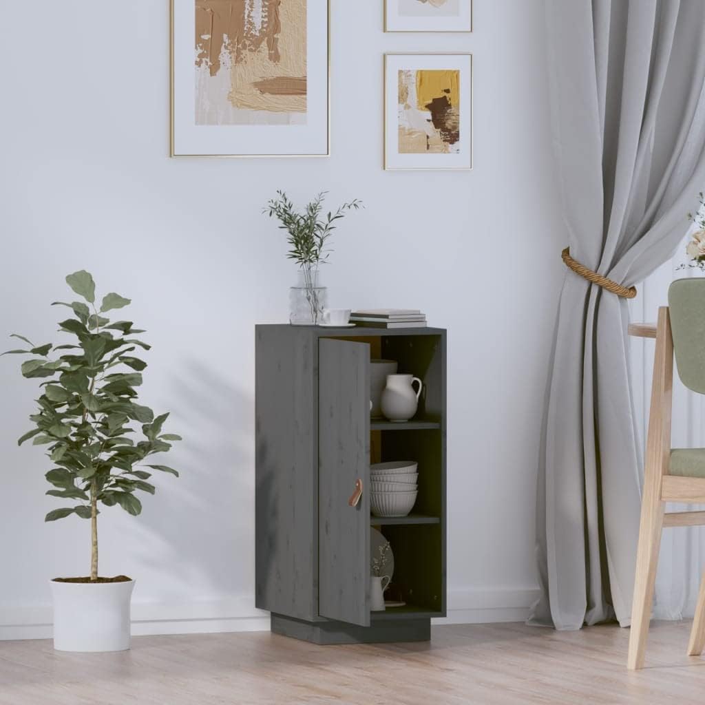 FIRBNUS Badezimmerschrank Aufbewahrungsschrank 34x40x75 cm mit 3 Fächer und Tßr Beistellschrank Beis