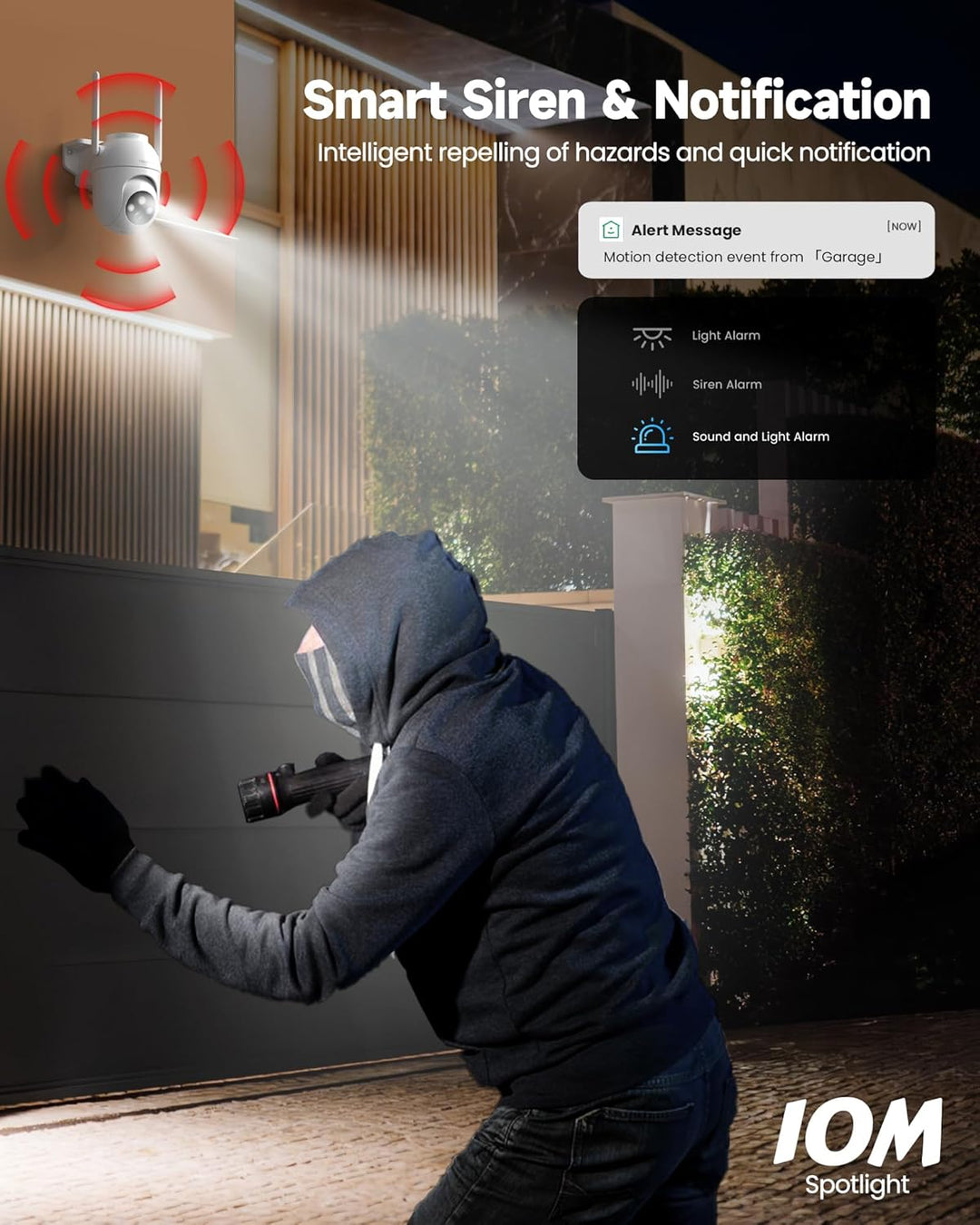 TOAIOHO 5MP Überwachungskamera Aussen Kamera Überwachung Aussen 2,4/5Ghz WLAN IP Kamera Outdoor Auss