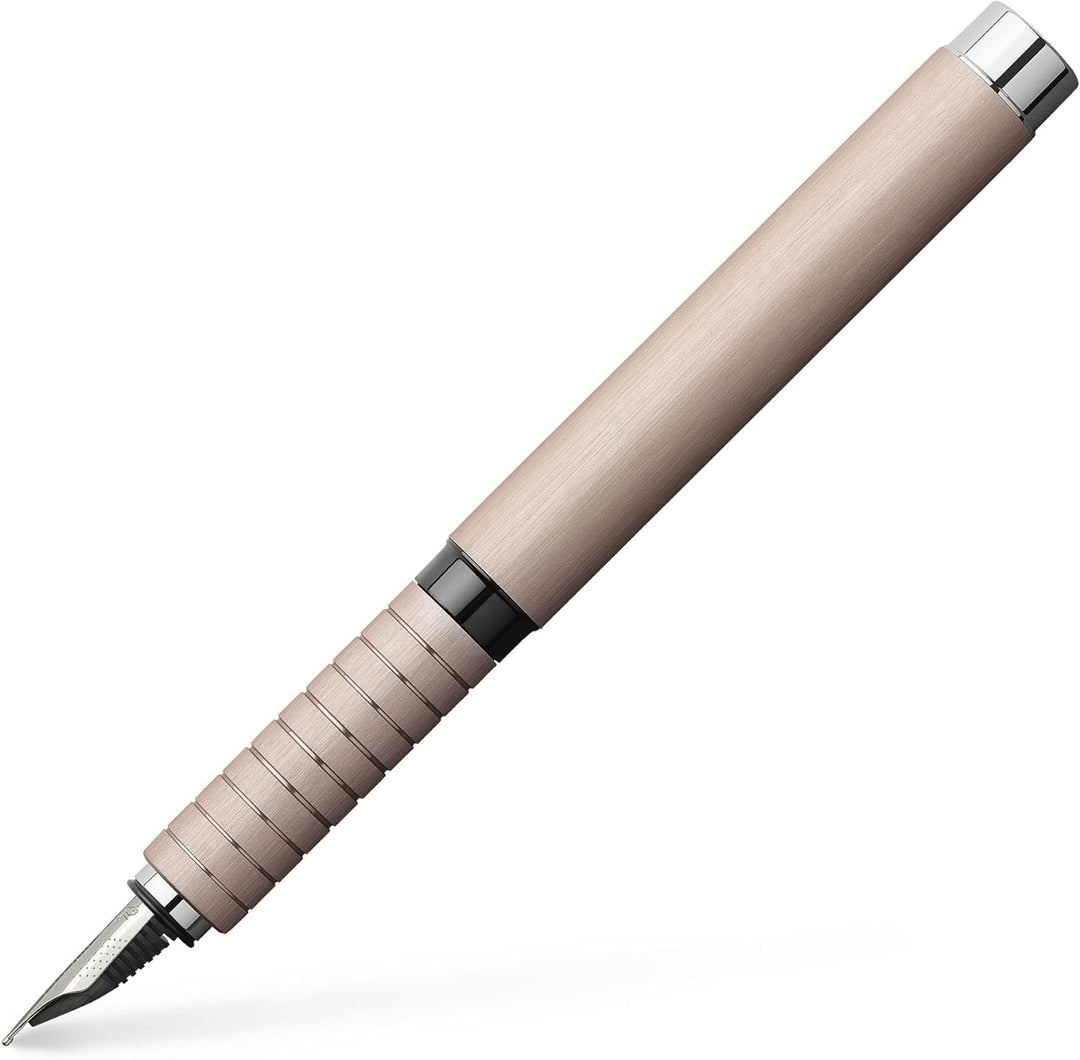 Faber-Castell 148420 - Füller Essentio, Feder M, Aluminium Rose rosé Füller Feder M, rosé Füller Fed