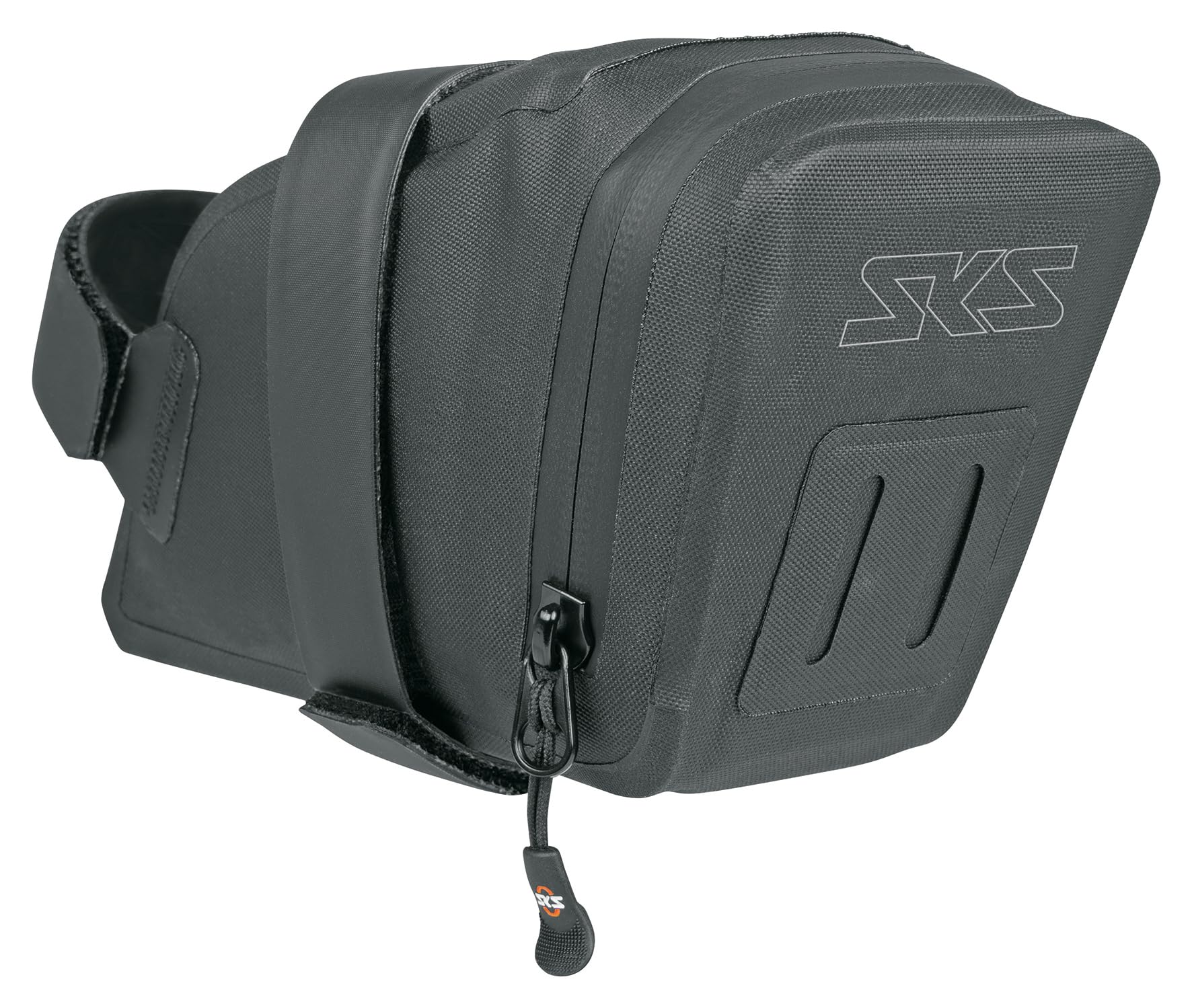 SKS GERMANY Trail Saddle Bag L – Spritzwasserdichte Satteltasche Mit Rolltop-Verschluss – 2000 Ml Volumen – Für Mountain- & Gravelbike – Mit Reflektoren & Mesh-Innentaschen
