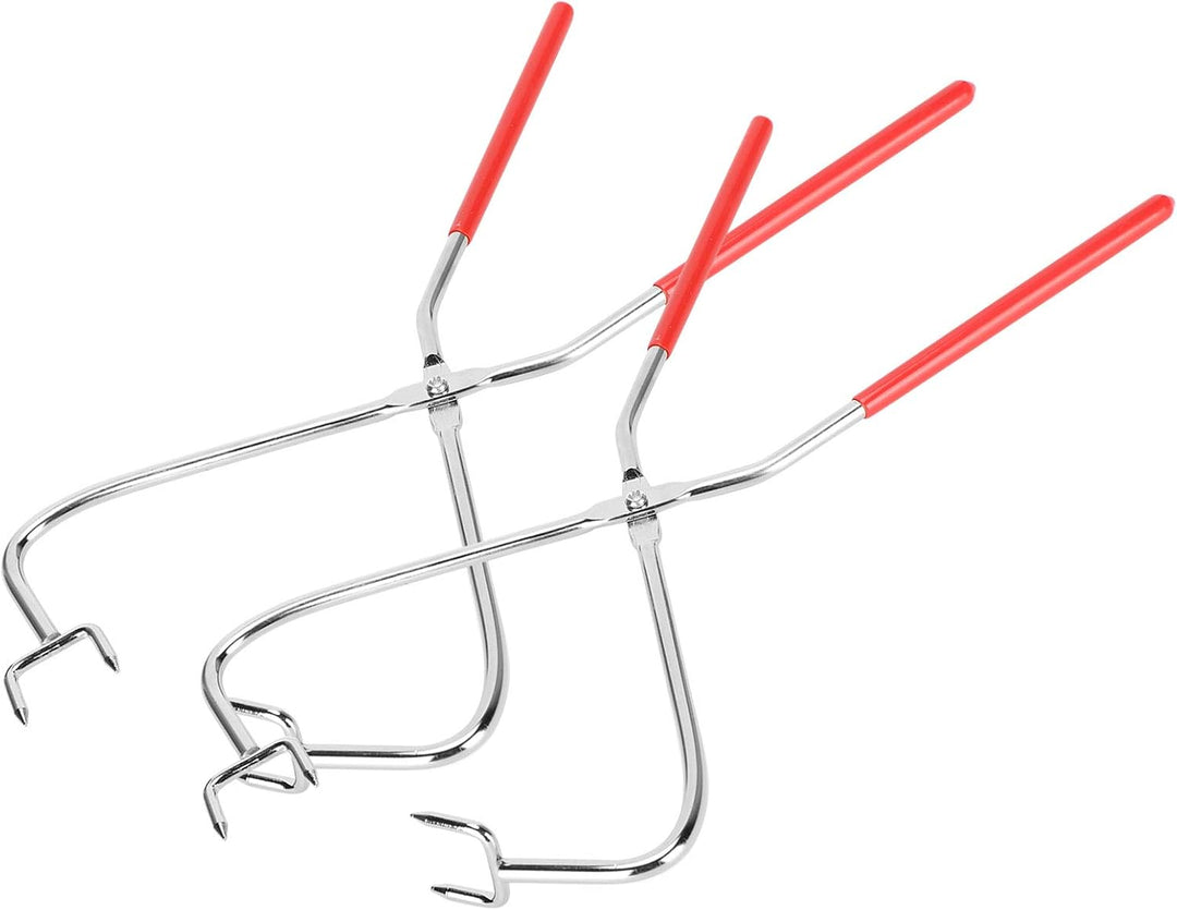 Ton-Skulpturen-Werkzeug, 2 Stück, Keramik-Glasur-Tauchzange, Edelstahl, DIY-Ton-Bildhauerei, Keramik