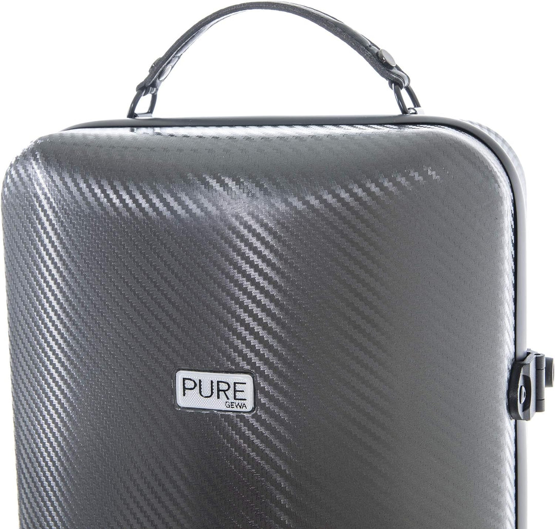 PURE GEWA Violinkoffer Polycarbonat 2.4 für Grösse 4/4 grau grau Oblong 4/4, grau Oblong 4/4
