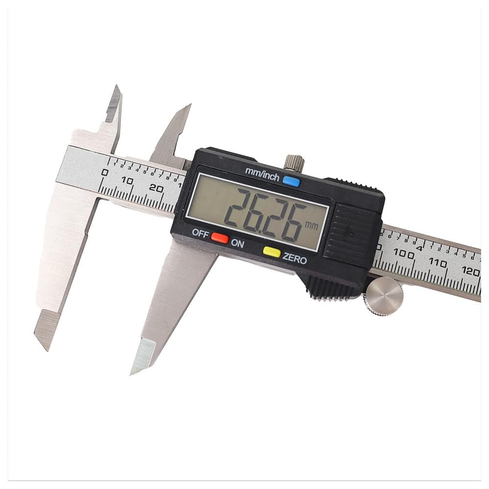 Dönges Digitaler Messchieber 200 mm | LCD Display, CE, Messbereich 0-200 mm | Digitale Schieblehre,