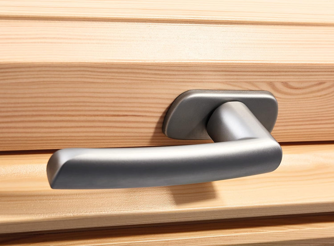 Original Roto Fenstergriff | Fenster Griff für Dachfenster der Baureihe R6 und R8 Holz | Farbe Silbe