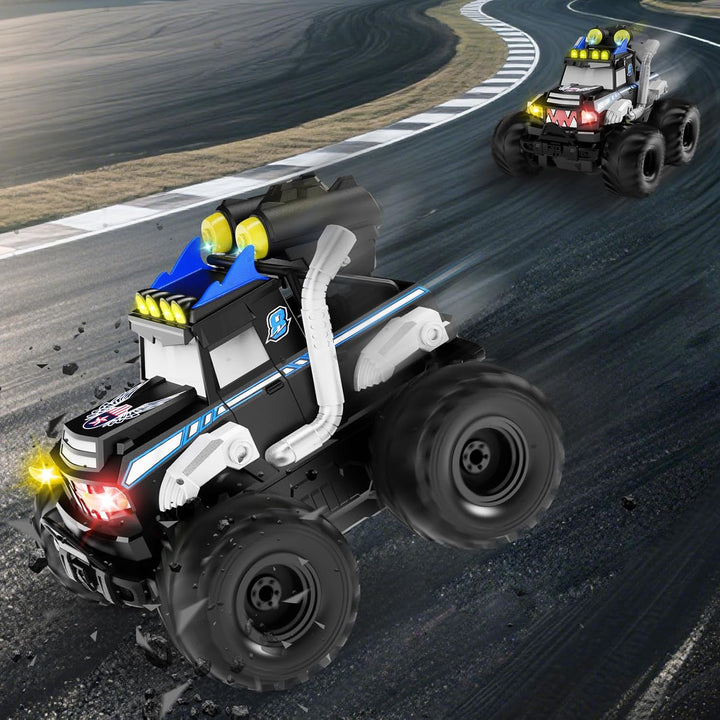 Dysaim Amphibienfahrzeug Ferngesteuertes Auto Offroad, Monstertruck Ferngesteuert, Kinder Spielzeug