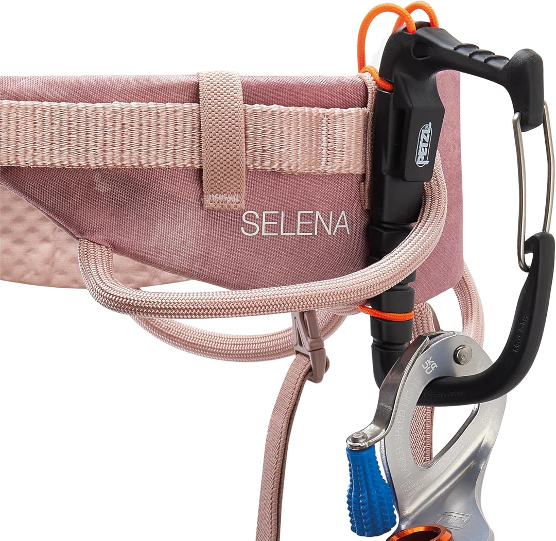 PETZL Selena Women's Harness - Rock Climbing Harness for The Gym, Crag, or Multi-Pitch Routes XS Ros