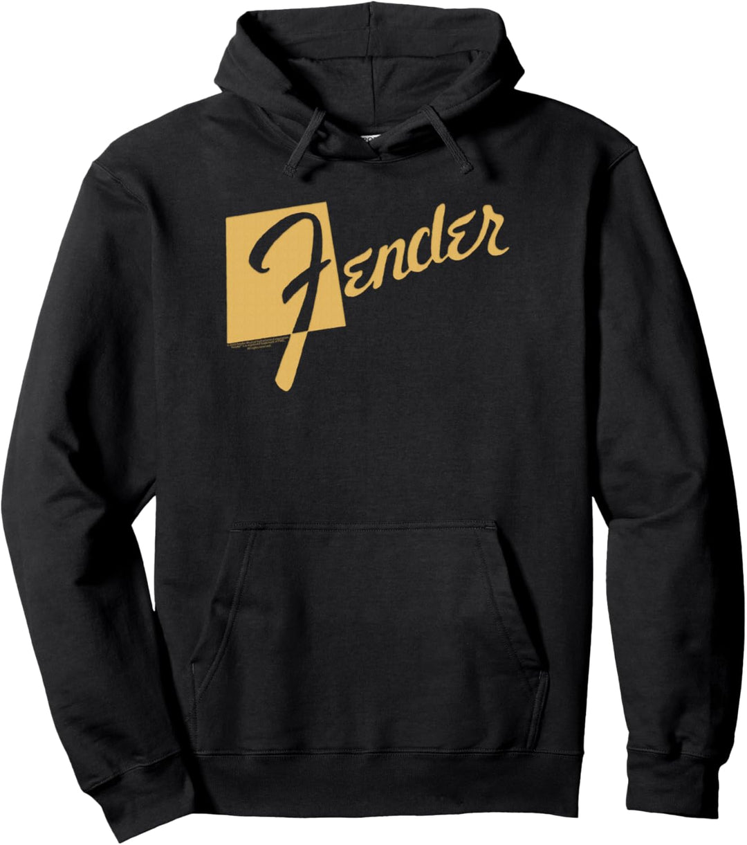 Fender Classic Retro Orange Logo Pullover Hoodie
