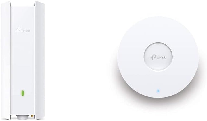 TP-Link EAP610-Outdoor AX1800 Gigabit Dualband WiFi 6 WLAN Access Point weiss & EAP653 AX3000 Gigabi