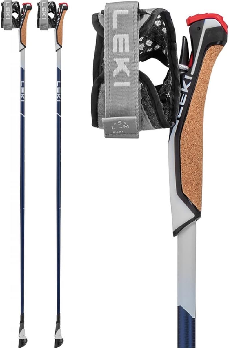 Leki Smart Pacer Lite Nordic Walking Stöcke 1 Paar 65325351 Midnight Blue Dark Metallic Dark Blue Wh