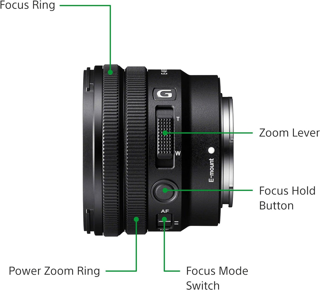 Sony E PZ 10–20 mm F4 G | APS-C-Objektiv mit leistungsstarkem Zoom (SELP1020G), schwarz