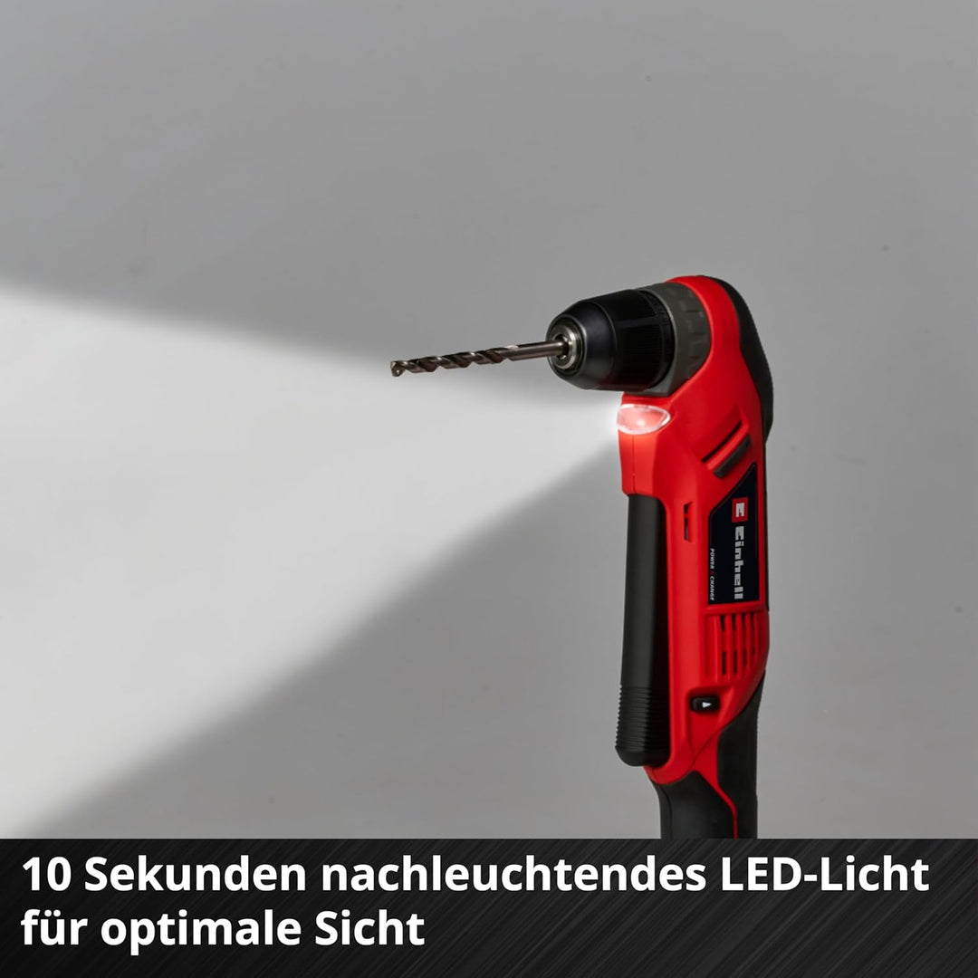 Einhell Akku-Winkelbohrmaschine TE-AD 18 Li-Solo Power X-Change (18 V, 45 Nm, 10 mm Schnellspannbohr