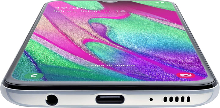 Samsung Galaxy A40 Smartphone (15.0cm (5.9 Zoll) 64GB interner Speicher, 4GB RAM, Dual SIM, White) -