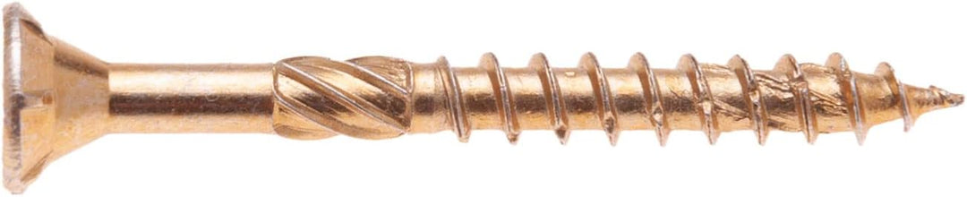 6 mm Holzschrauben Selbstschneidend Torx Gelb mit Verzinktem Mehrzweck-Holz Verwendung flacher Kopf