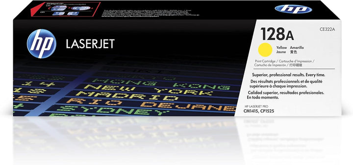 HP 117A (W2071A) Original Toner Cyan, (Kompatibel mit: HP Color Laser Drucker) Standard gelb Single,