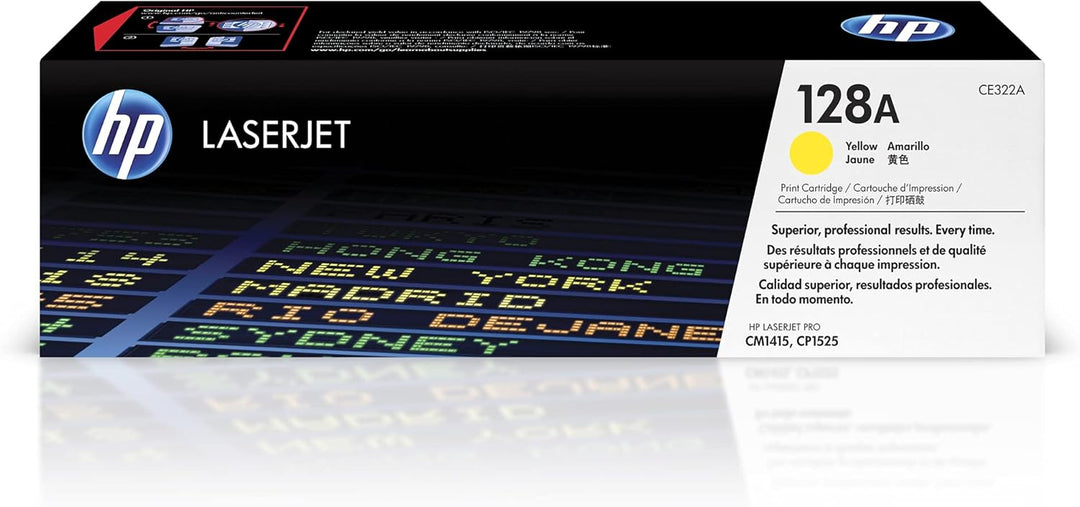 HP 117A (W2071A) Original Toner Cyan, (Kompatibel mit: HP Color Laser Drucker) Standard gelb Single,