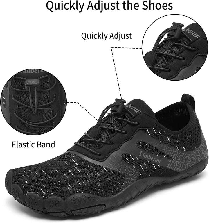 Limberun Unisex Wasserschuhe für Damen und Herren Barfuss Schuhe Badeschuhe Herren Damen Schwimmschu